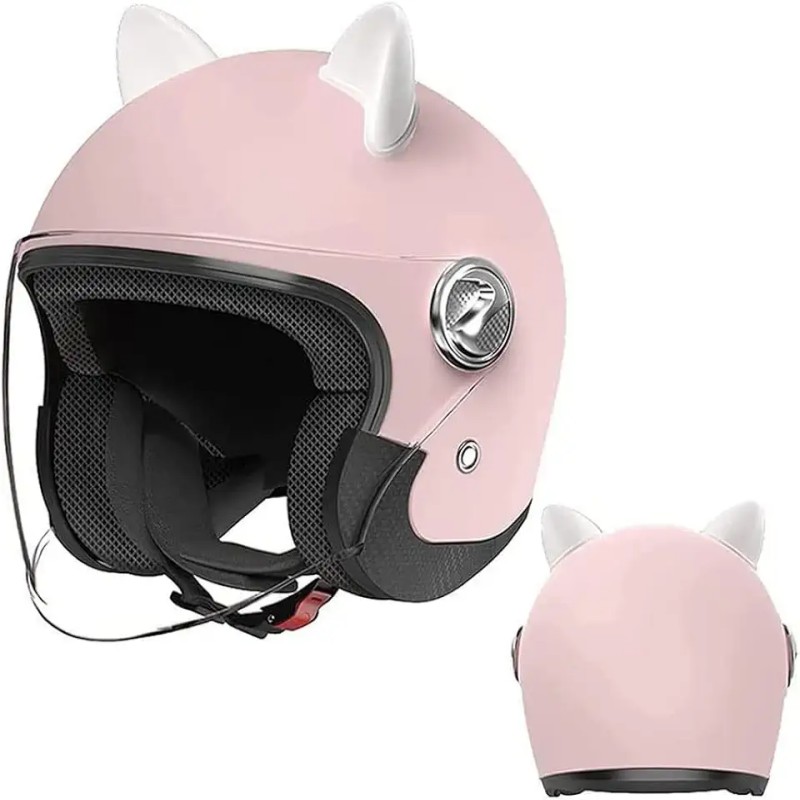 Bike helmet with cat ears