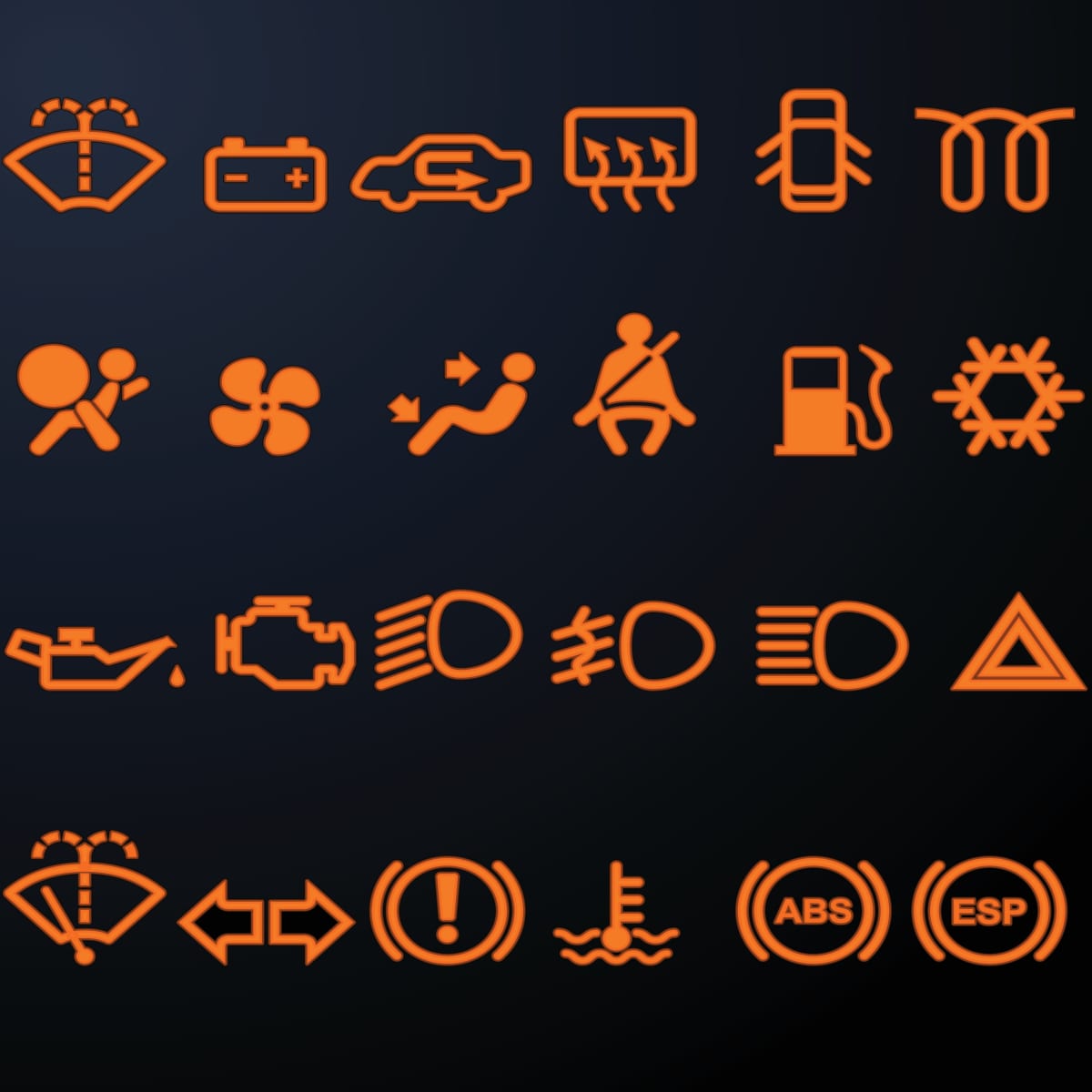dashboard lights